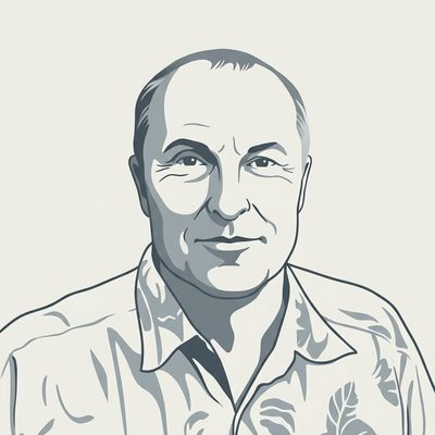 Portrait illustration of Olai Basile